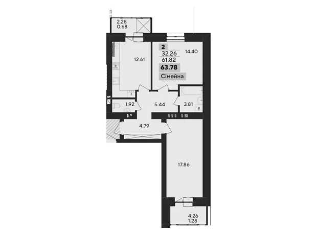 Квартира на пров. Панаса Мирного 9/1 в Хмельницькому, ID 303958, фото №6
