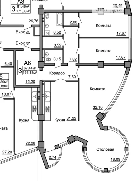Квартира на пров. Морехідний, 2А в Одеса, ID 260689, фото №4