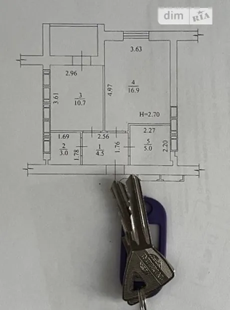Квартира на вул. Борткевича, 11 в Харкові, ID 182633, фото №2