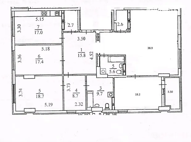 Квартира на вул. Федора Ернста, 16В в Києві, ID 171069, фото №2