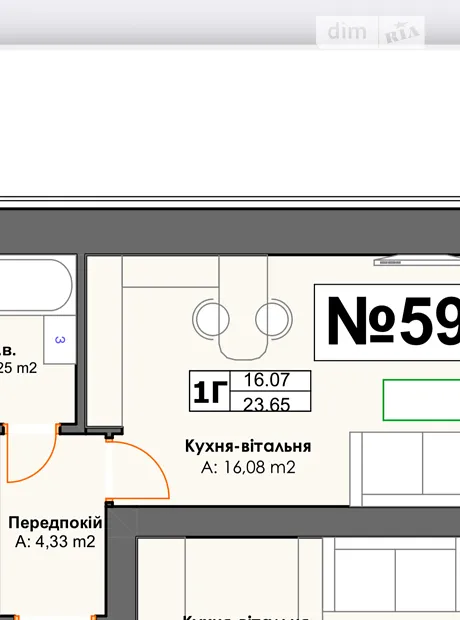 Квартира на вул. Северинівська, 131А в Києві, ID 244176, фото №7