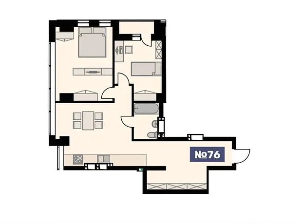 Квартира на вул. Сокільницька, 26 в Харкові, ID 185046, фото №8