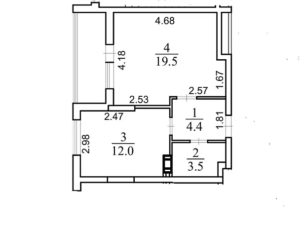 Квартира на вул. Августина Волошина, 32А в Києві, ID 163674, фото №24