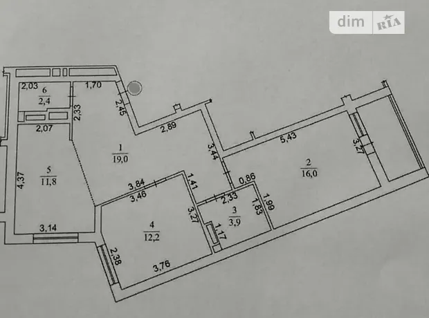 Квартира на просп. Берестейський, 67Г в Києві, ID 327376, фото №23
