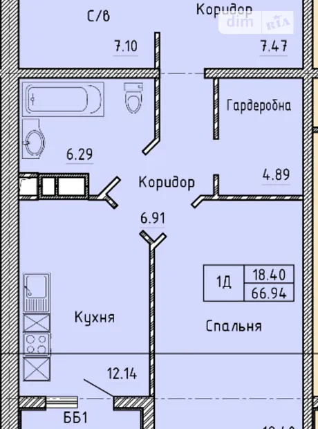 Квартира на просп. Шевченка 29/1 в Одесі, ID 168125, фото №24