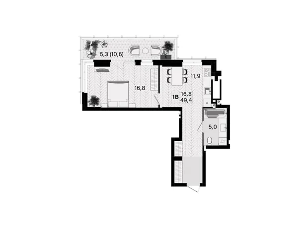 Квартира на вул. Келецька, 1 в Вінниці, ID 230297, фото №2