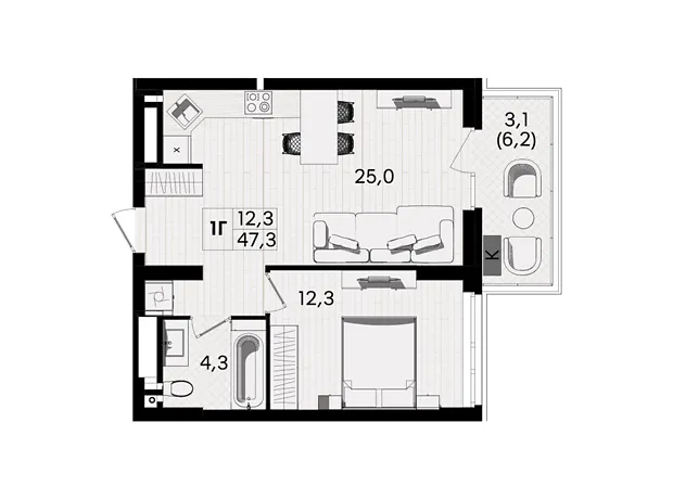 Квартира на вул. Келецька, 1 в Вінниці, ID 331115, фото №7