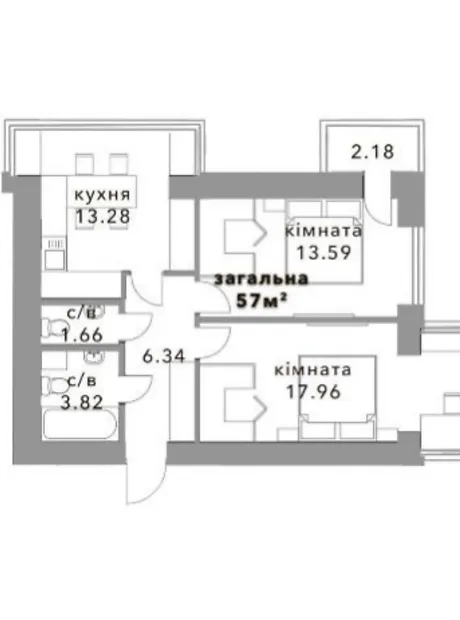 Квартира на вул. Соборна, 1 в Києві, ID 307821, фото №2