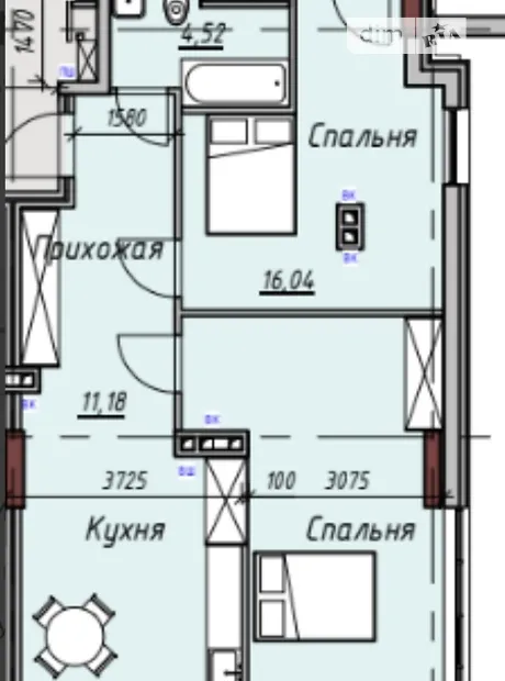 Квартира на пров. Маячний, 11 в Одесі, ID 172809, фото №10