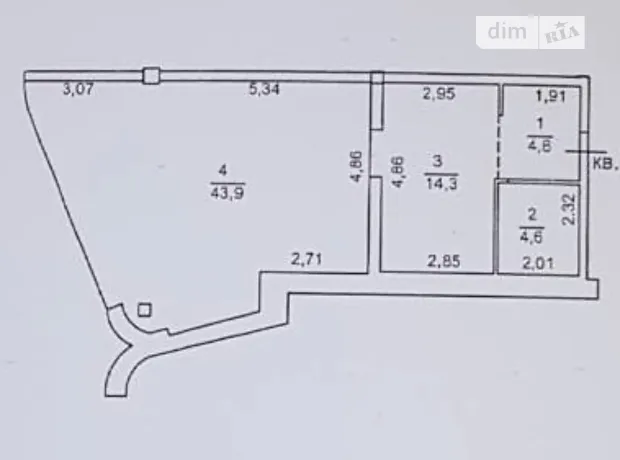 Квартира на пров. Удільний, 6 в Одесі, ID 205391, фото №2
