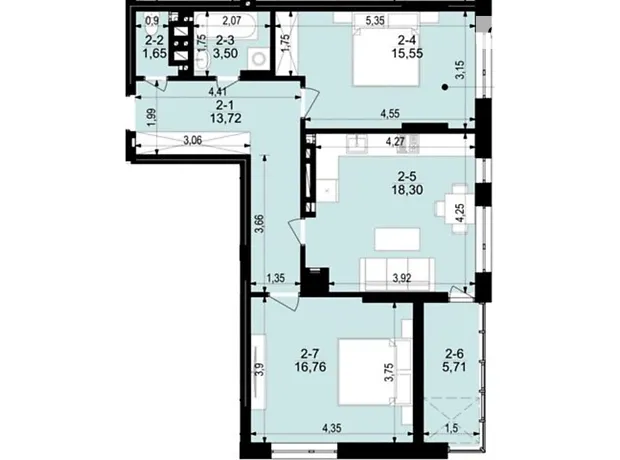 Квартира на вул. Яремчука Назарія, 18 в Тернопіль, ID 331375, фото №1