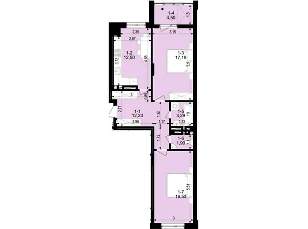 Квартира на вул. Яремчука Назарія, 18 в Тернопіль, ID 331377, фото №1