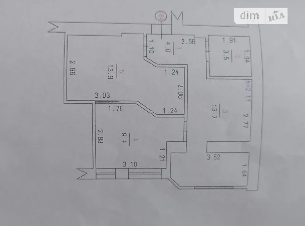 Квартира на вул. Молодіжна 2/1Д в Хмельницькому, ID 219142, фото №7