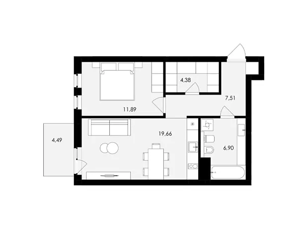 Квартира на вул. Героїв Майдану в Львові, ID 306123, фото №11