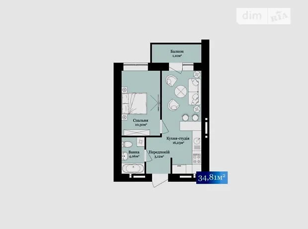 Квартира на вул. Тлехаса, 19 в Ужгороді, ID 261463, фото №31