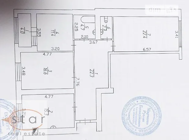 Квартира на вул. Авіаторів, 42В в Чернігові, ID 225665, фото №23
