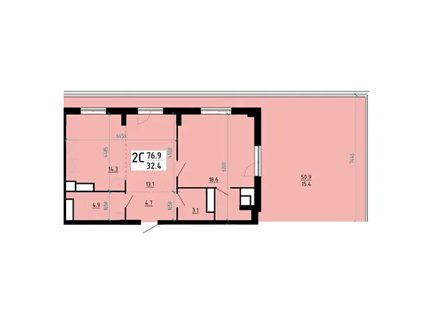 Квартира на вул. Глиняна, 10 в Тернополі, ID 287748, фото №6