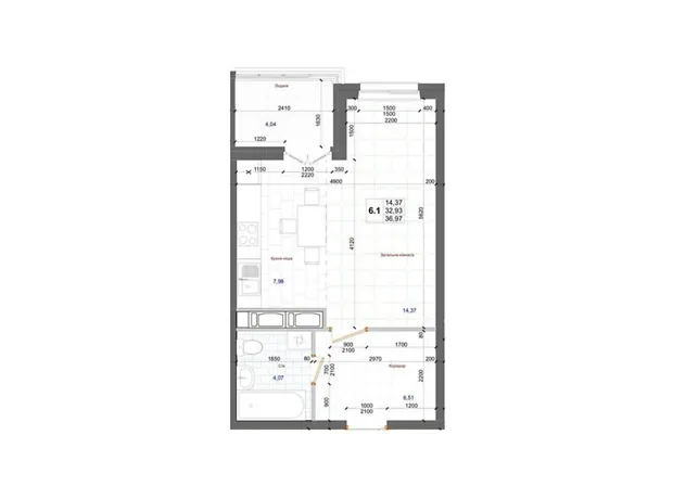 Квартира на вул. Доківська, 14 в Київ, ID 312890, фото №1