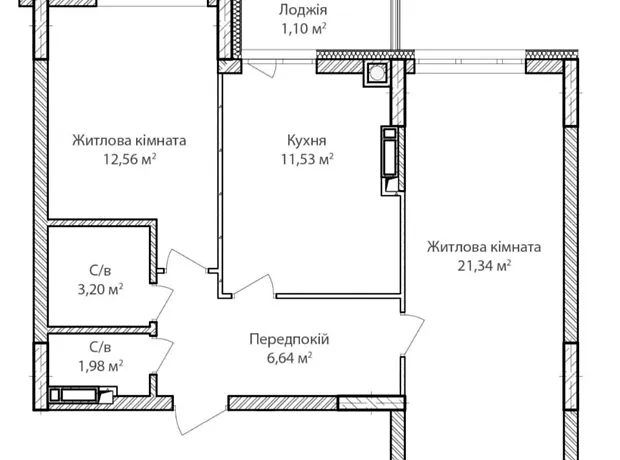 Квартира на вул. Ольги Кобилянської 1В/16 в Києві, ID 225850, фото №1
