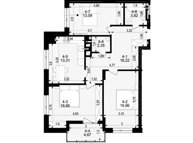 Квартира на вул. Яремчука Назарія, 18 в Тернополі, ID 331492, фото №6