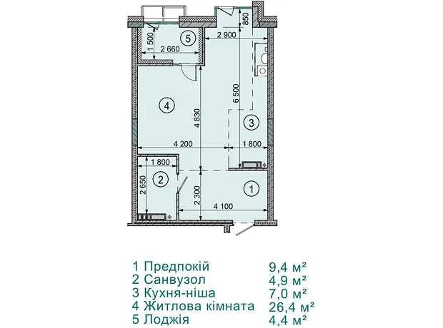 Квартира на вул. Соборна, 77А в Києві, ID 220631, фото №1