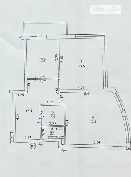 Квартира на вул. Антоновича, 109 в Києві, ID 199947, фото №2