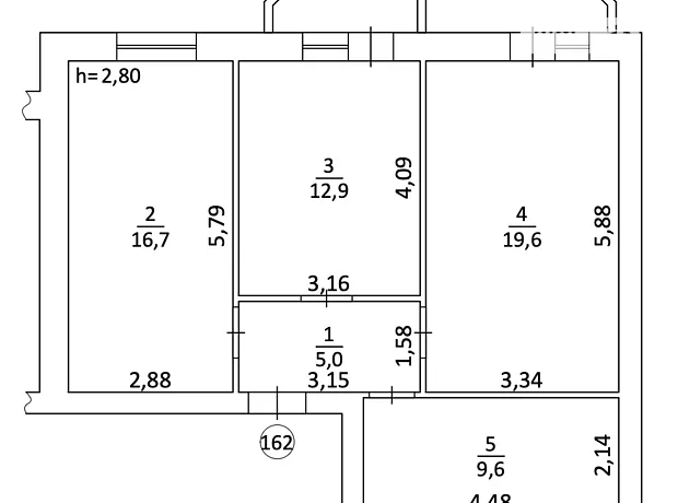 Квартира на вул. Сімейна в Києві, ID 311179, фото №2