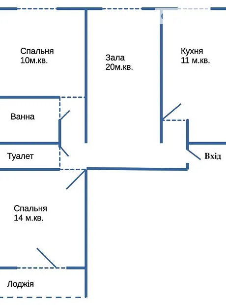 Квартира на вул. Рубана, 18А в Запоріжжі, ID 194000, фото №10