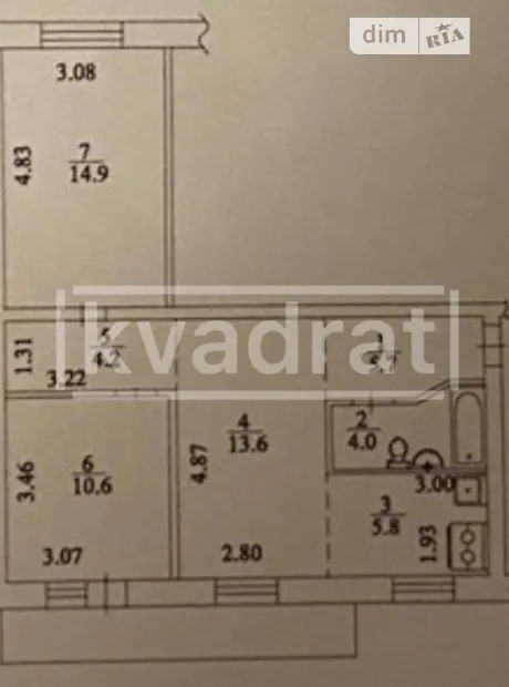 Квартира на вул. Саперне Поле, 45 в Києві, ID 189137, фото №16