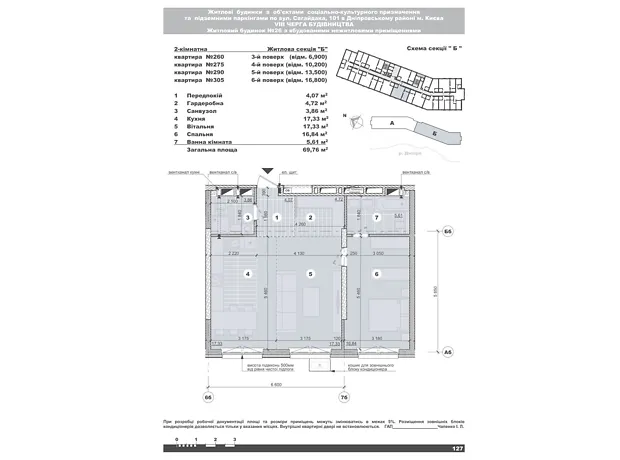 Квартира на вул. Євгена Маланюка, 101 в Києві, ID 169643, фото №2