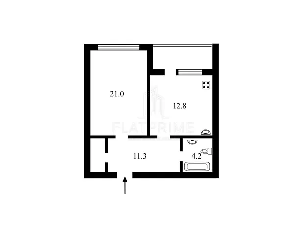 Квартира на вул. Васильченка, 3 в Києві, ID 205483, фото №16
