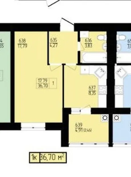 Квартира на пров. Франка Івана, 8 в Хмельницькому, ID 236194, фото №9