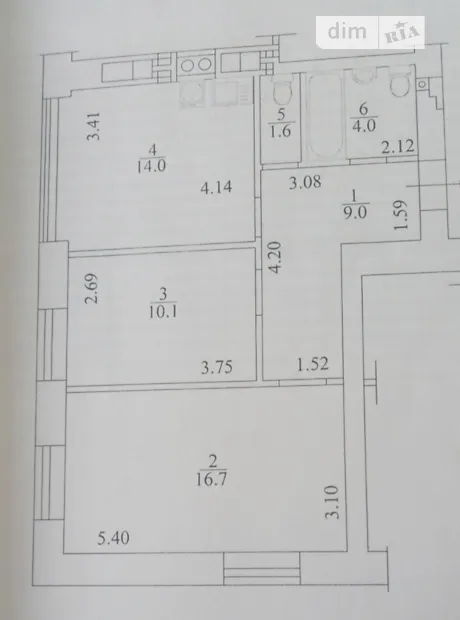 Квартира на вул. Виговського 2Д/1 в Києві, ID 237195, фото №43