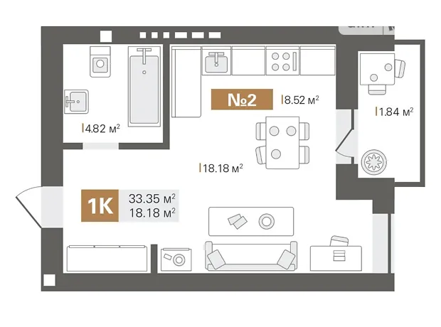 Квартира на вул. Санаторна 20/2 в Києві, ID 240226, фото №1