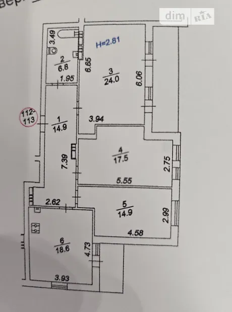 Квартира на вул. Тодося Осьмачки, 58А в Києві, ID 277868, фото №17
