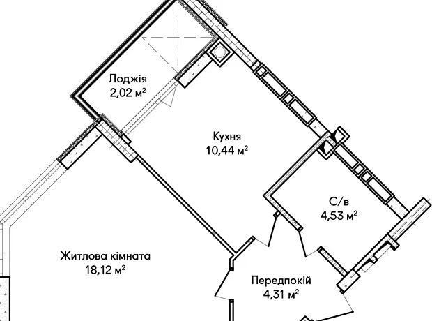 Квартира на вул. Ольги Кобилянської в Києві, ID 247144, фото №4