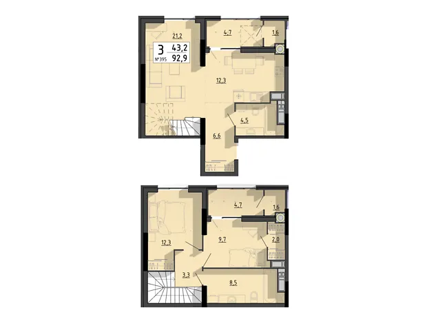 Квартира на вул. Білецька, 56 в Тернопіль, ID 219081, фото №2