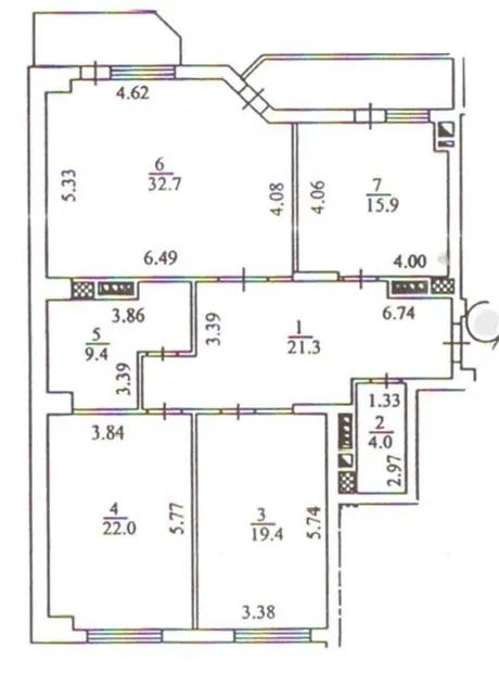 Квартира на вул. Мокра, 16 в Києві, ID 187446, фото №3