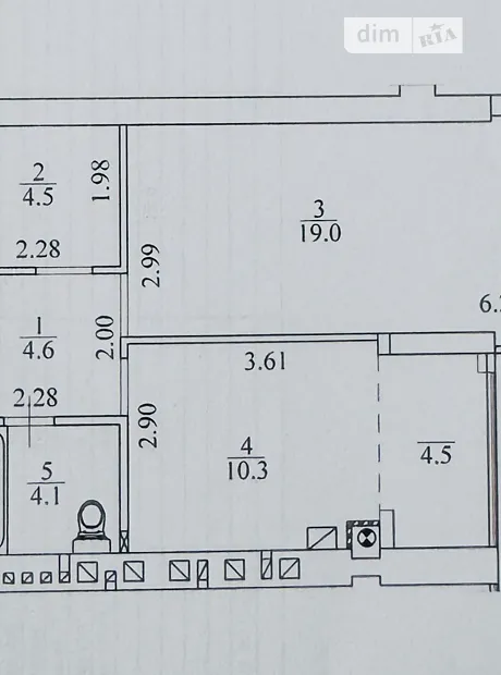 Квартира на вул. Бориса Гмирі, 7 в Києві, ID 232365, фото №2