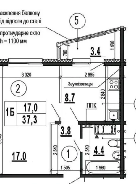Квартира на вул. Софії Русової, 7 в Києві, ID 170429, фото №20