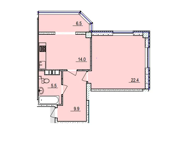 Квартира на вул. Володимира Великого 41/3 в Черкасах, ID 246000, фото №7