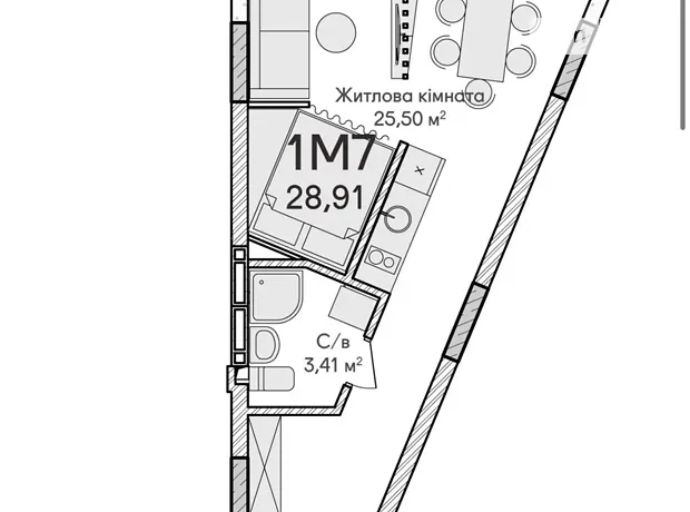 Квартира на вул. Ольги Кобилянської 1В/12 в Києві, ID 225812, фото №1