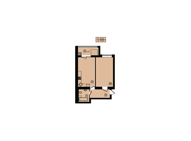 Квартира на вул. Озерна 20/4Б в Хмельницький, ID 219650, фото №2