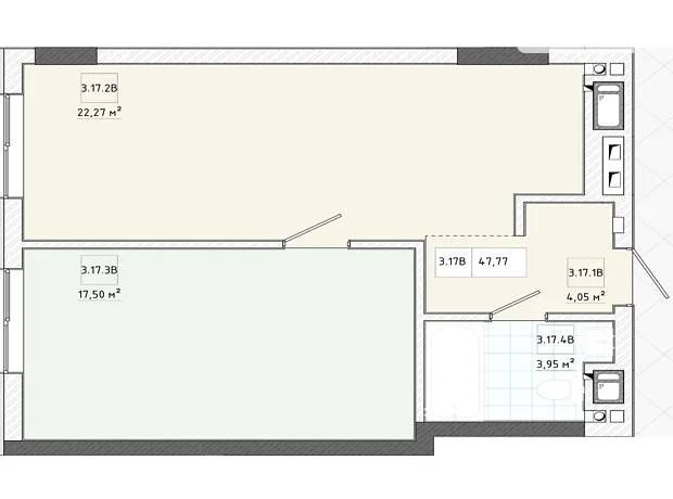 Квартира на вул. Трускавецька в Львів, ID 305937, фото №1