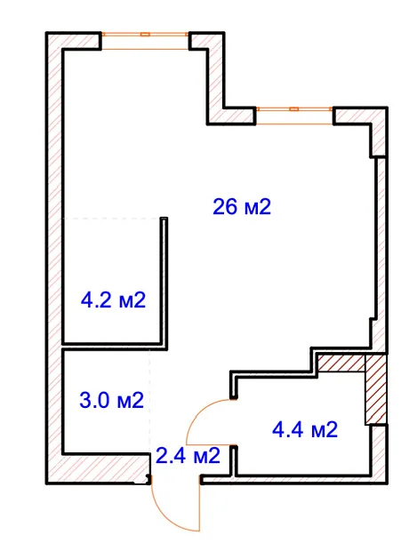 Квартира на вул. Польова, 73 в Київ, ID 203166, фото №2