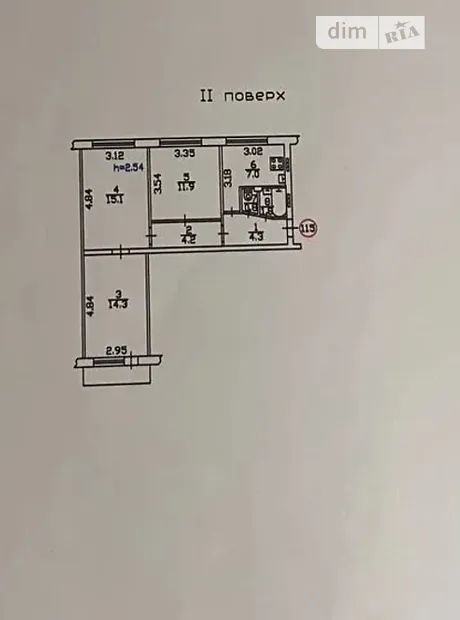 Квартира на шосе Харківське 21/3 в Києві, ID 261712, фото №4