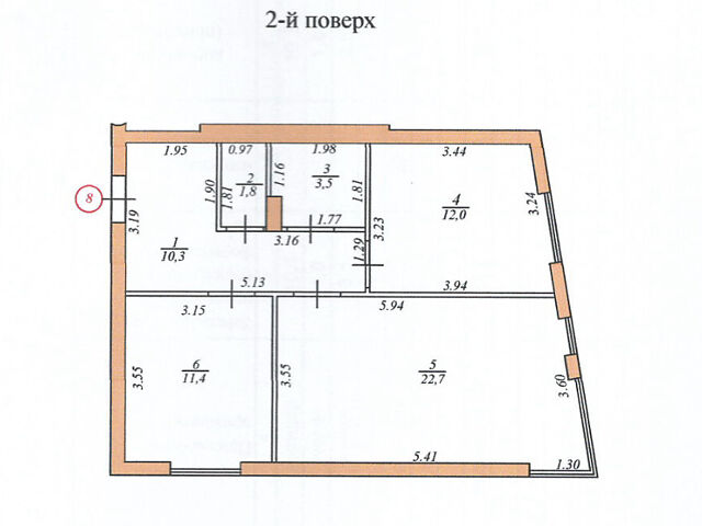 Квартира на вул. Шпитальна, 16 в Тернополі, ID 238628, фото №1