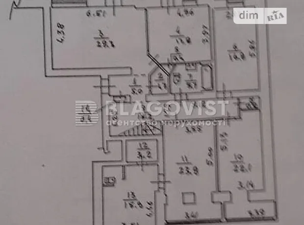Квартира на вул. Інститутська 13/4 в Києві, ID 207121, фото №15