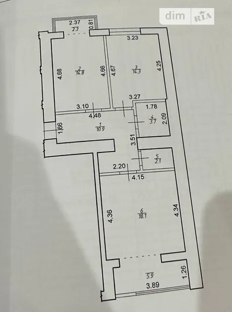 Квартира на вул. Молодіжна, 53 в Івано-Франківську, ID 176276, фото №29