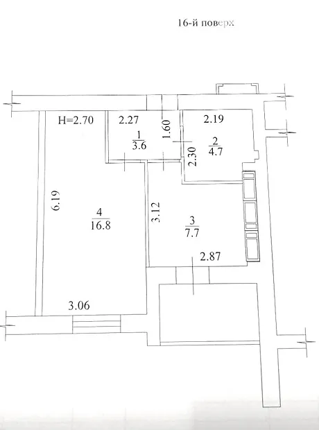 Квартира на вул. Борткевича, 11 в Харкові, ID 165539, фото №3
